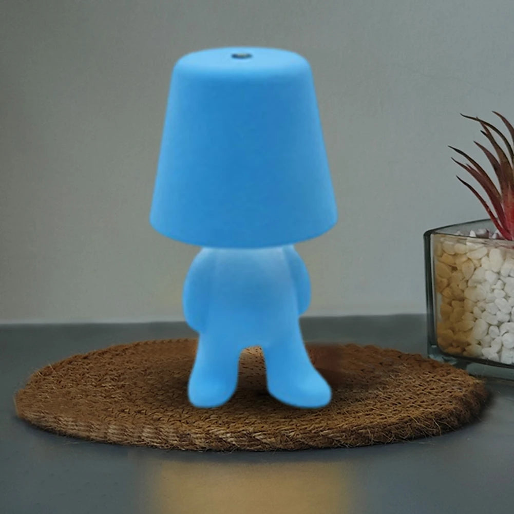 Little Naughty Boy Table Lamp Creative Shy Boy Night Light Small Book Lights for Children Bedroom Bedside Decoration Gift