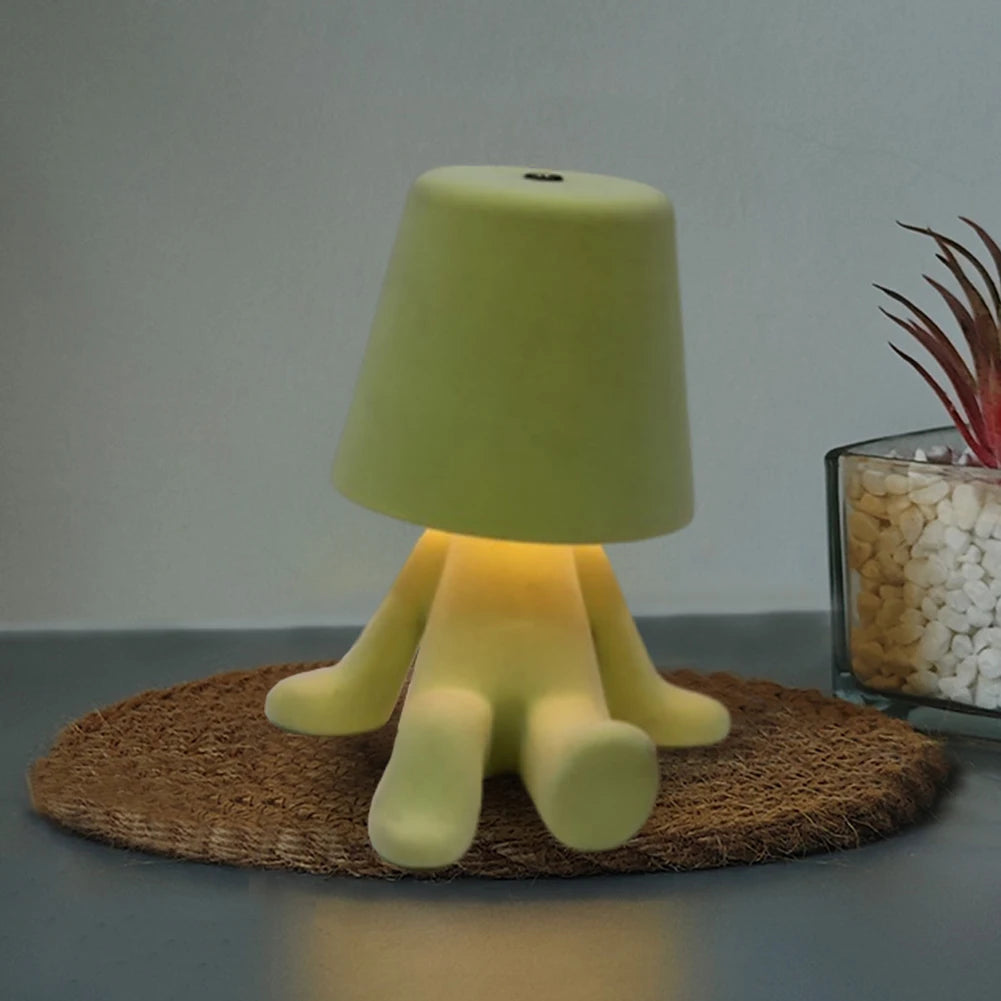 Little Naughty Boy Table Lamp Creative Shy Boy Night Light Small Book Lights for Children Bedroom Bedside Decoration Gift
